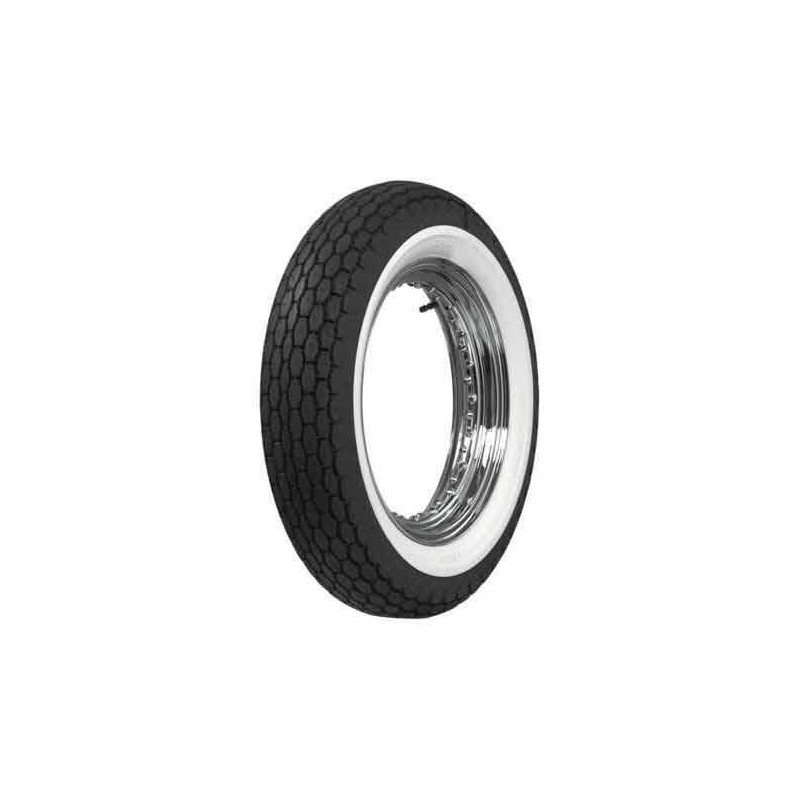 500x16 (5.00-16) 69S TT Coker Beck Flanc Blanc 51 mm: Pneu Moto 500x16 (5.00-16) 69S TT Coker Beck Flanc Blanc 51 mm: Pneu Moto