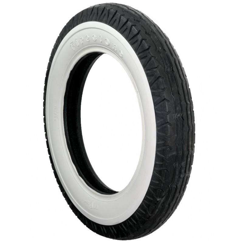 525X21 Firestone 76 mm Flanc Blanc 525X21 Firestone 76 mm Flanc Blanc